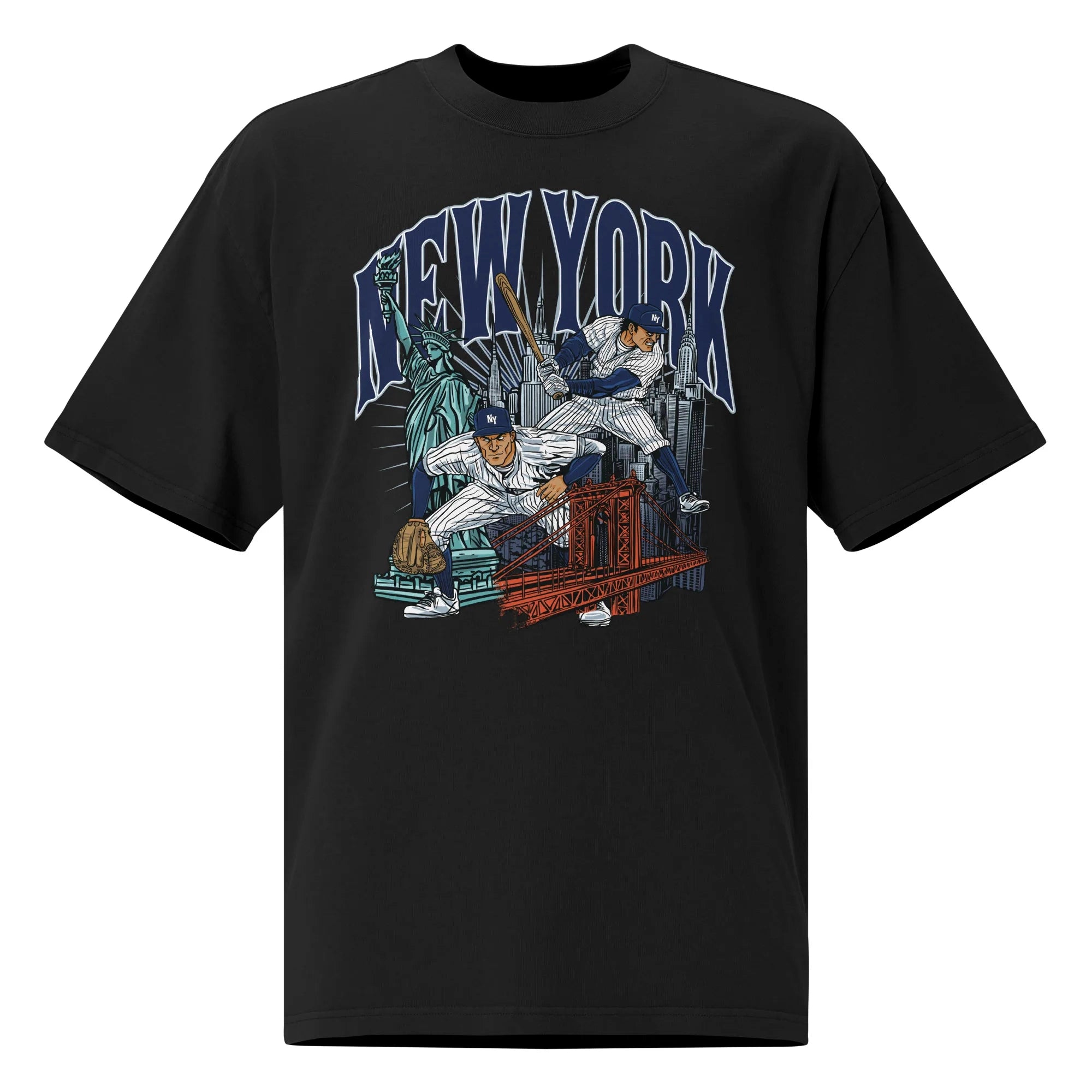 New York Yankees City "Staple" Black T-Shirt