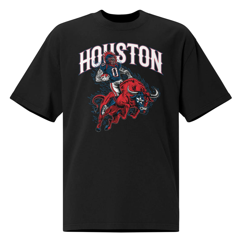 Houston City "Staple" Black T-Shirt