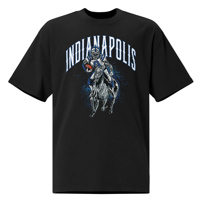 Indianapolis City "Staple" Black T-Shirt