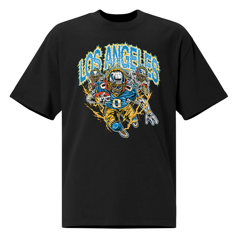 Los Angeles Chargers "Staple" Black T-Shirt