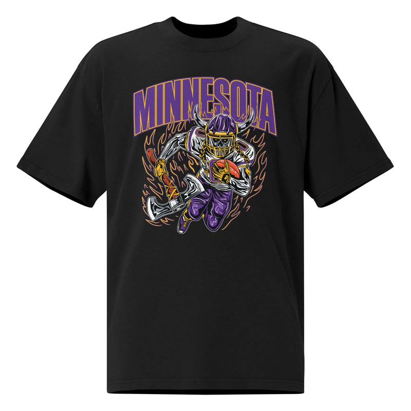 Minnesota City "Staple" Black T-Shirt